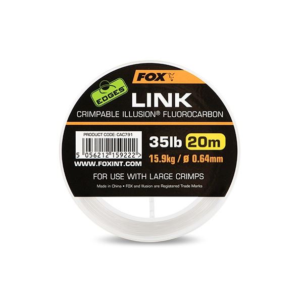 Fox Fluorocarbon Edges Link Illusion Čirý 20 m