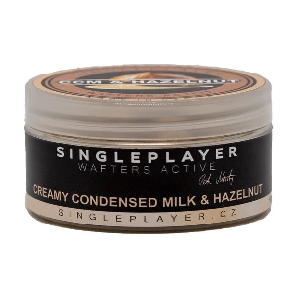 Singleplayer Vyvážené Boilie Special Edition Wafters Active Creamy Condensed Milk & Hazelnut 50 g 12/16 mm