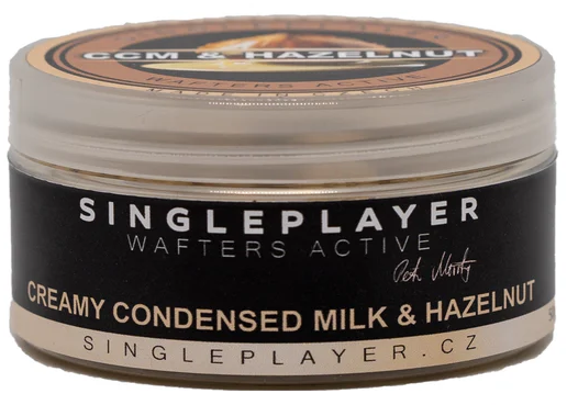 Levně Singleplayer vyvážené boilie special edition wafters active creamy condensed milk & hazelnut 50 g 12/16 mm
