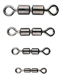 Cralusso obratlík double swivel 12 ks - velikost 5