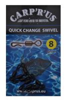 Carp´R´Us Obratlík Quick Change Swivel Velikost 8