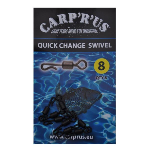 Carp´R´Us Obratlík Quick Change Swivel Velikost 8