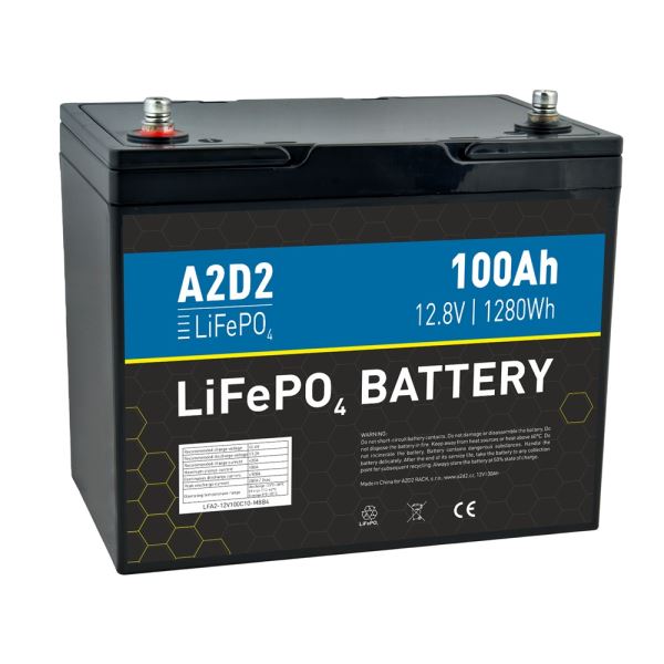 A2D2 Baterie LiFePo4 12,8 V 100Ah M8 NewCell Cells