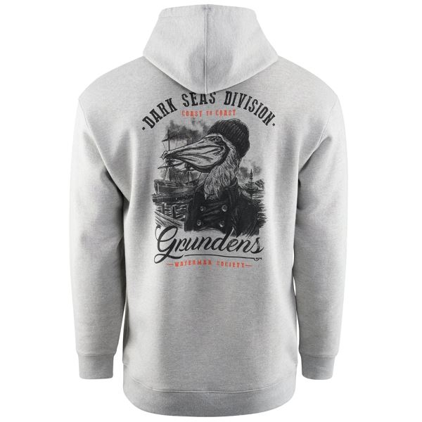 Grundéns Mikina Dark Seas X Grundens Portsmith Hoodie Athletic Heater