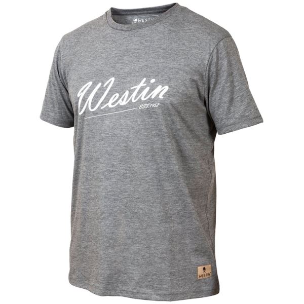 Westin Tričko Old School T-Shirt Grey Melange