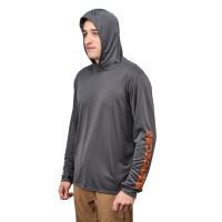 Grundéns Funkční UV Mikina Tough Sun Hoodie Anchor (3)