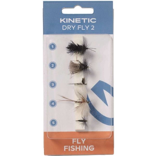 Kinetic Mušky Dry Flies 2 5 ks