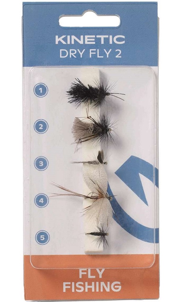 Levně Kinetic mušky dry flies 2 5 ks