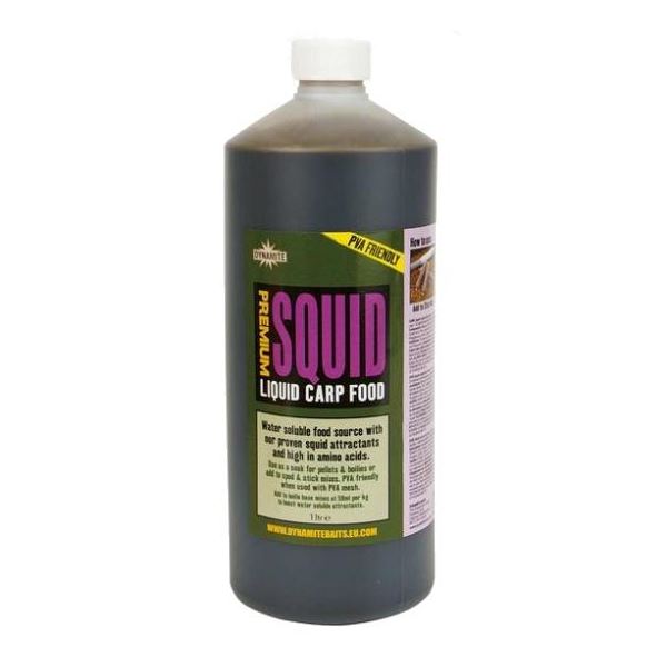 Dynamite Baits Liquid Carp Food Squid 1 l