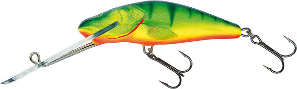 Levně Salmo wobler bullhead super deep runner hot perch 6 cm 7 g