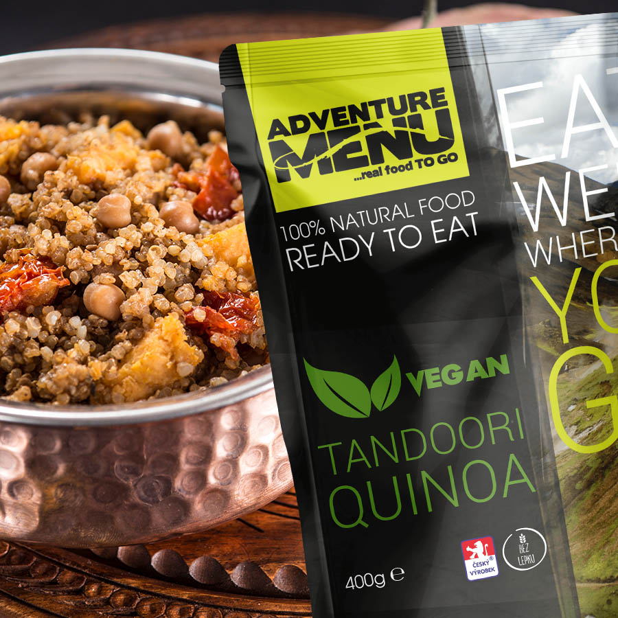 Levně Adventure menu tandoori quinoa vegan