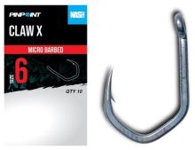 Nash Háčky Claw X Micro Barbed 10 ks - Velikost 6