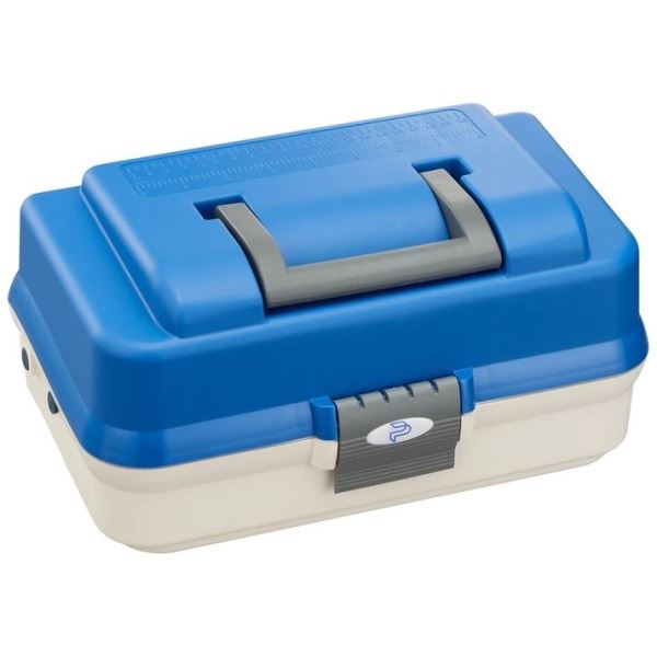 Plastica Panaro Rybářský Kufřík 143/ 2-patrový Bílo-modrý
