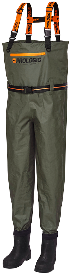 Prologic broďáky inspire chest bootfoot wader eva sole green - 44-45