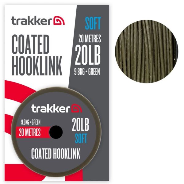 Trakker Návazcová Šňůra Soft Coated Hooklink 20 m