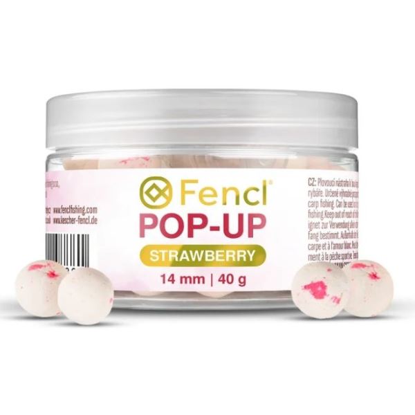 Fencl Plovoucí Boilie Pop Up Strawberry 40 g 14 mm