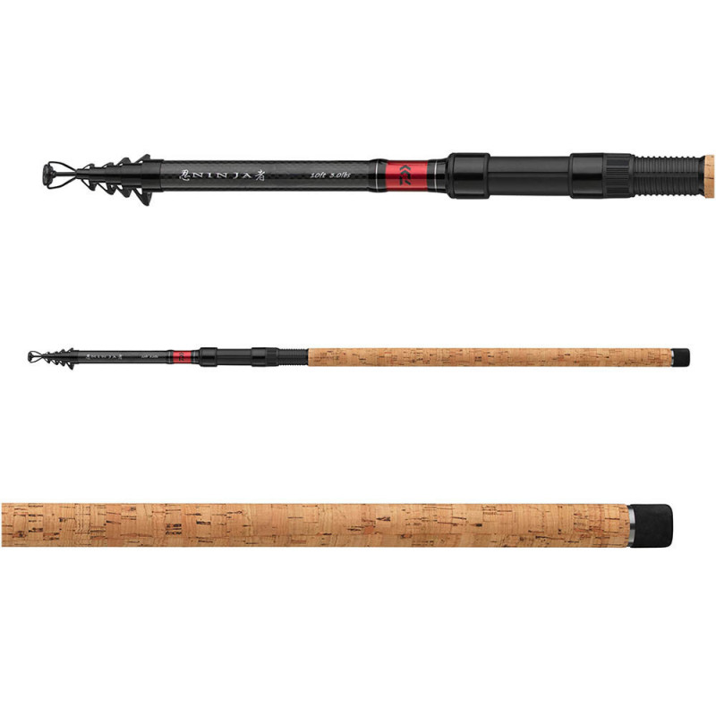 Daiwa prut ninja x tele carp 3 m 3 lb 6 dílů
