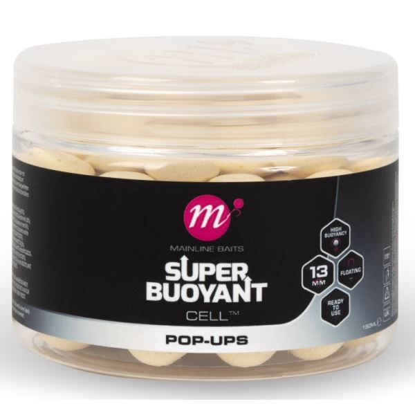 Mainline Plovoucí Boilie Super Buoyant Pop-Ups Cell 150 ml 13 mm