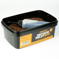 Mikbaits Method Pelet Box 400 g + 120 ml Activator - Půlnoční Pomeranč