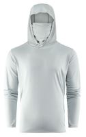 Grundéns Triko Tough Sun Masked Hoodie Iceberg