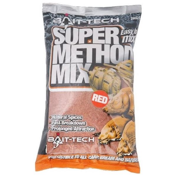 Bait-Tech Krmítková Směs Super Method Mix Red 2 kg