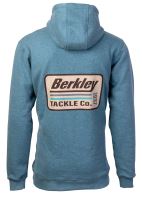 Berkley Mikina Heather Hoodie Teal (1)