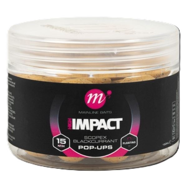 Mainline Pop Up Hi Impact Scopex Blackcurrant 15 mm