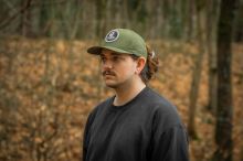Black Cat Kšiltovka Green Flat Peak Cap (3)