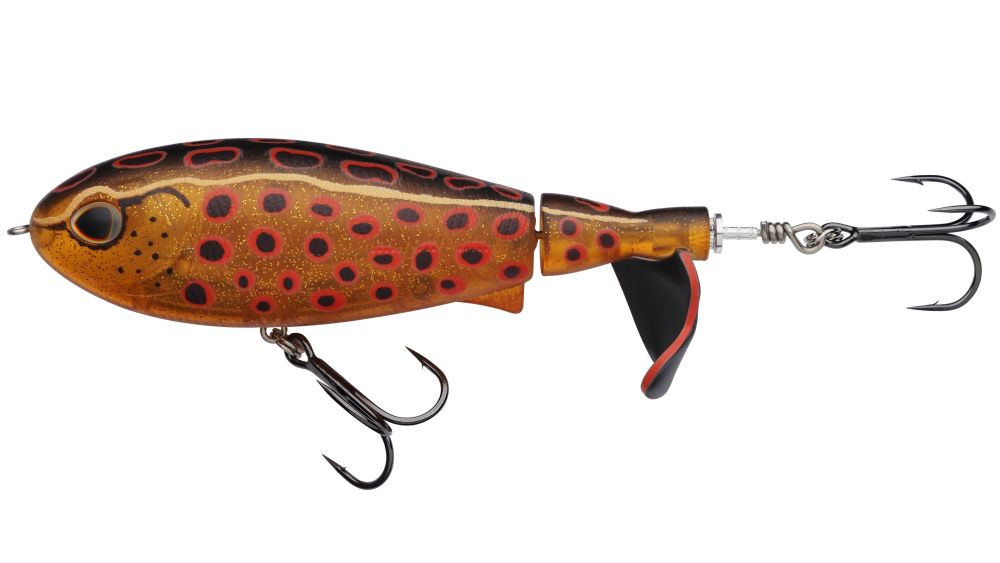 Berkley wobler screaming choppo floating brown frog - 9,5 cm 22 g