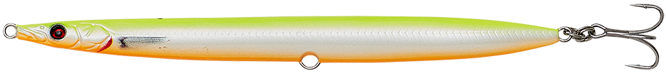 Savage gear sandeel pencil sw sinking lemon back - 12,5 cm 19 g