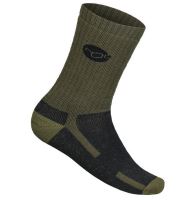 Korda Ponožky Kore Merino Wool Sock Olive-Velikost 44 - 46