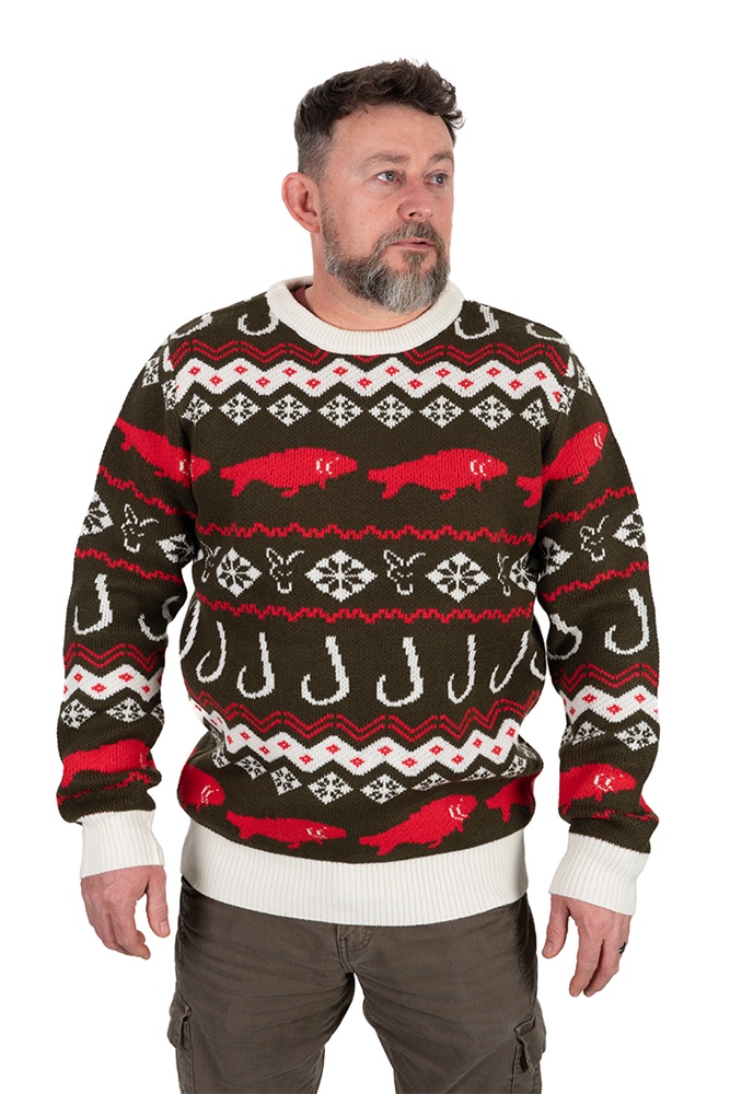 Fox svetr xmas jumper - xxxl