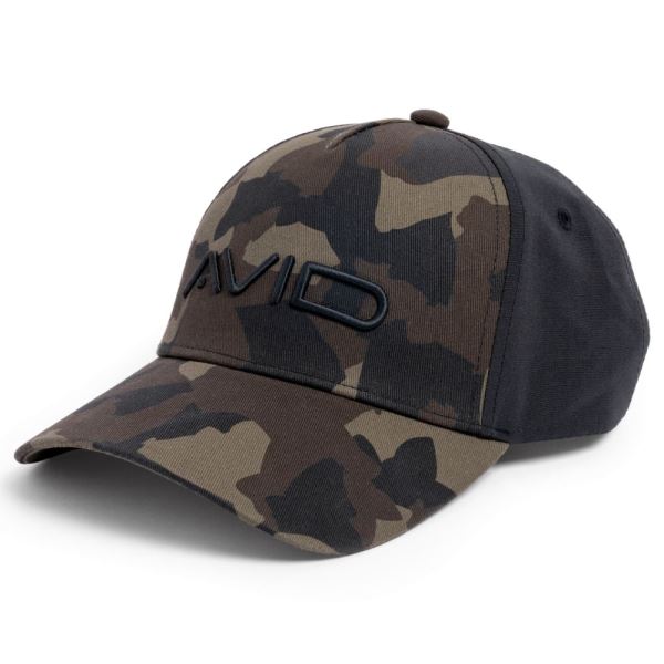 Avid Carp Kšiltovka Distortion Dark-Camo Hybrid Cap
