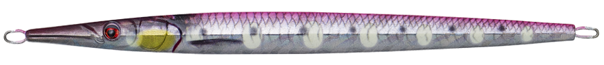Levně Savage gear 3d needle jig sinking pink flash glow dots php - 15 cm 40 g