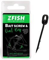 Zfish Trn s Kroužkem Bait Spike & Oval Ring 10 ks (2)