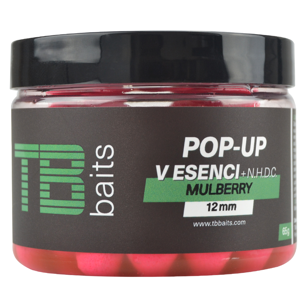 Levně Tb baits plovoucí boilie pop-up mulberry + nhdc 65 g - 12 mm