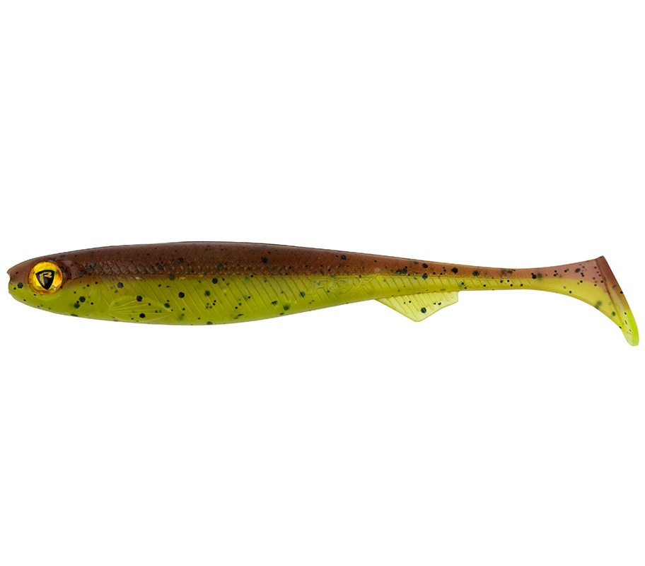 Levně Fox rage gumová nástraha slick shad uv green pumpkin - 11 cm