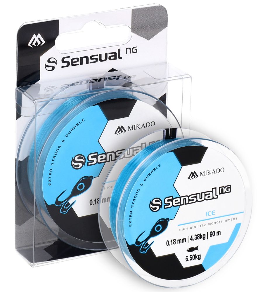Mikado vlasec sensual n.g. ice modrý 60 m - 0,16 mm 3,41 kg