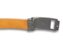 Kožený Opasek Kapr 40 mm Vruby Hnědý (1)