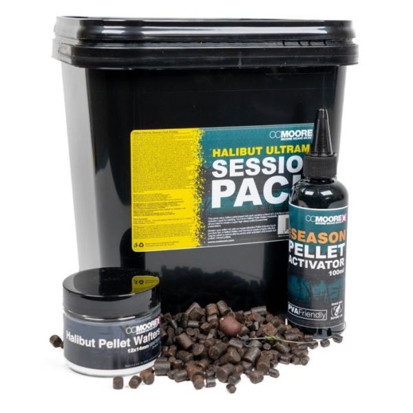 CC Moore Pelety Halibut Ultramix Session Pack