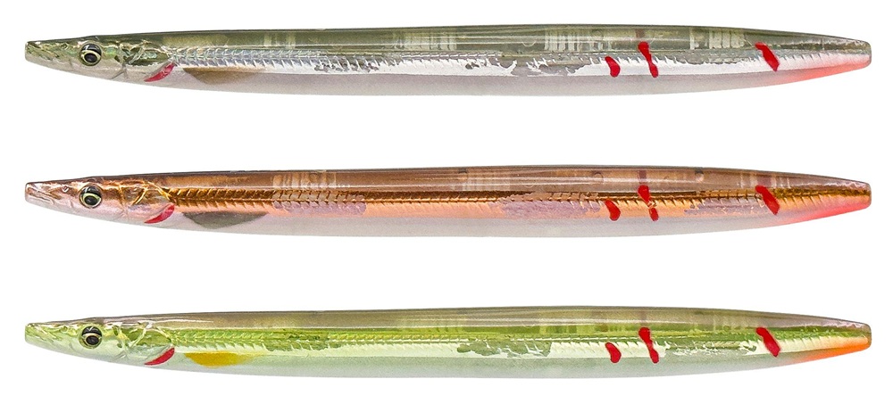 Savage gear 3d line thru sandeel 3 pack mads grosell - 12,5 cm 19 g