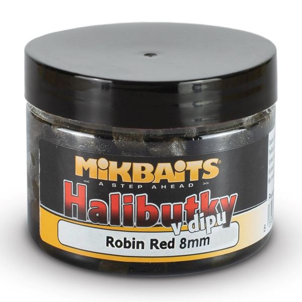 Mikbaits Pelety Halibutky v Dipu 8 mm 150 ml