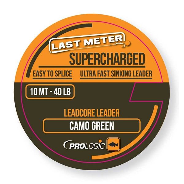 Prologic Olověná šňůrka Supercharged Leadcore Leader Camo Green 10 m