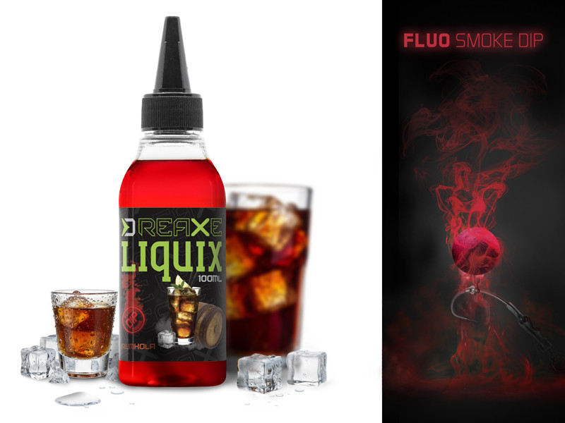 Levně Delphin fluo dip d snax liquix 100 ml - rum kola