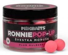 Mikbaits Plovoucí Boilie Ronnie Švestka Moruše 150 ml - 14 mm