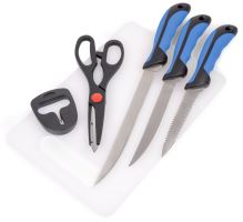 Zebco Sada Filetovacích Nožů + Nůžky Fish Filleting Knife Set Zebco Sada Filetovacích Nožů + Nůžky Fish Filleting Knife Set
