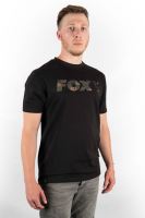 Fox Triko Black Camo Chest Print T-Shirt (2)