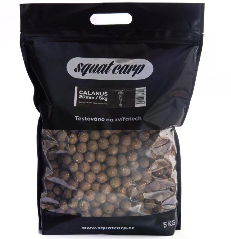 Levně Squat carp boilies calanus - 5 kg 20 mm