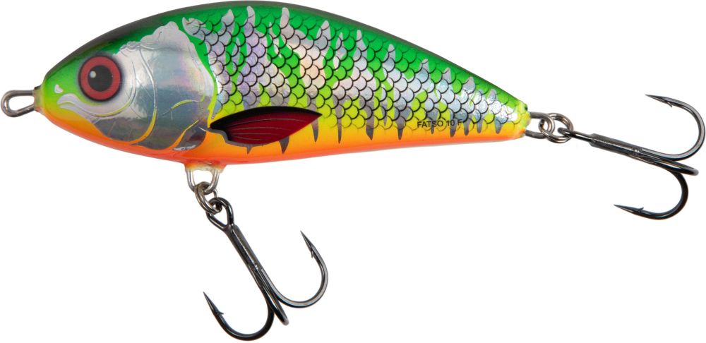 Salmo wobler fatso floating holo tiger - 10 cm 48 g