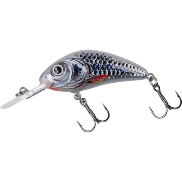 Salmo Wobler Rattlin Hornet Floating Silver Holographic Shad